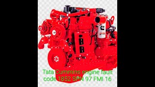 Fault code 1852 SPN 97 FMI 16 water in fule sensor