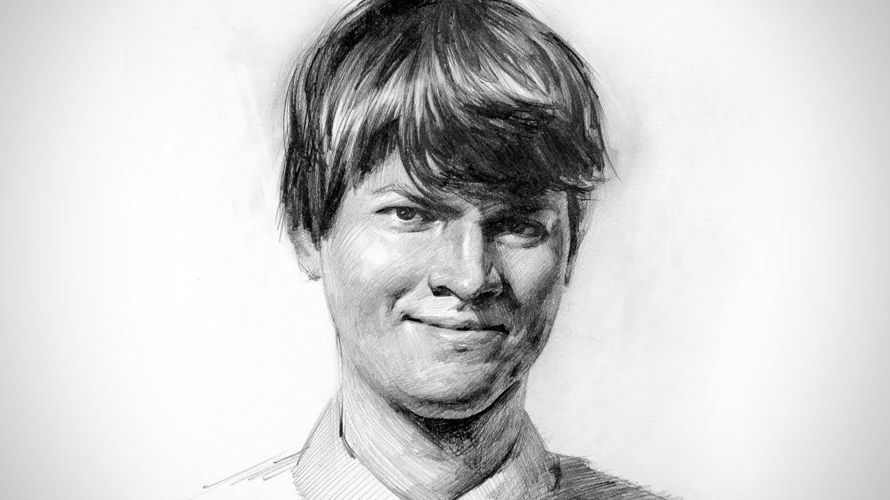 Portrait drawing of Andrew Garfield | Wazif bakhtiar 
