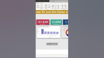 AI in Power BI. This feature enables users to describe what they want and Power BI to write DAX.