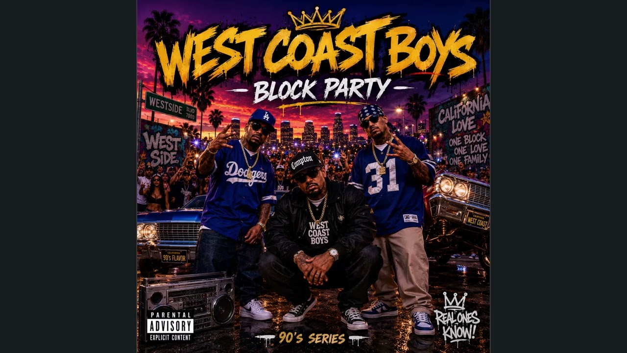 LOC'D ‎OUTS / Cutlass Boys G-RAP G-FUNK West Coast Boys - BLOCK PARTY 🎉 | Classic 90's West Coast G-Funk