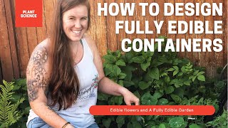 HOW TO DESIGN FULLY EDIBLE FLOWER POTS THAT LOOK GOOD! EDIBLE FILLERS, THRILLERS AND SPILLERS 🌻🌺