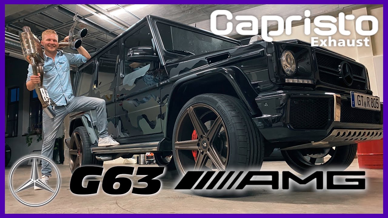 Mercedes G63 AMG bekommt Sound! Capristo Auspuffanlage!