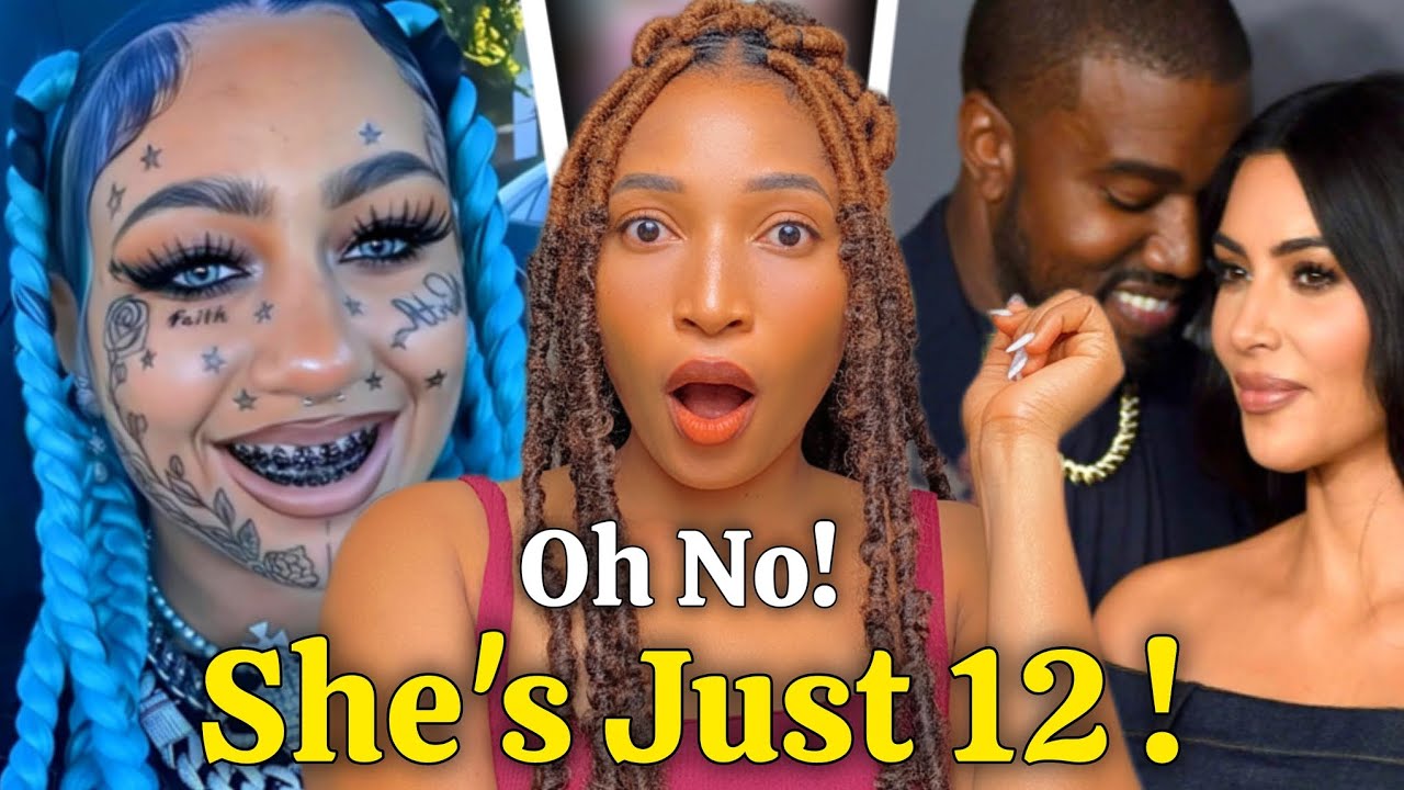 Ким Кардашьян отреагировала на вирусные татуировки и пирсинг Норт Уэст / Канье не доволен