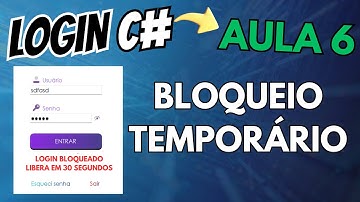 Formulario LOGIN CSharp Firebird MySQL Access AULA 6 com Edivam Cabral