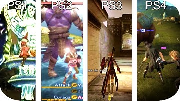 SONY PS4 PS3 PS2 PS1 - Graphics Comparison!