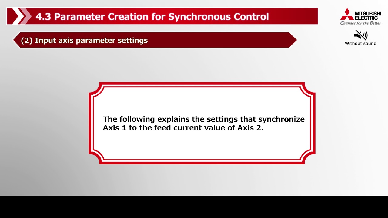12 of 16 MELSEC iQ R System configuration settings   Synchronous control parameter settings