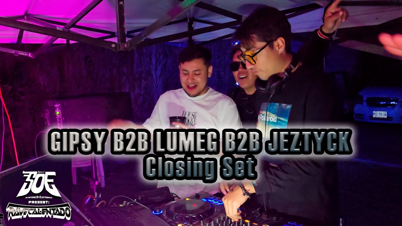 GIPSY B2B LUMEG B2B JEZTYCK - Closing Set @ Ravecalentado By: SOE (Hard Techno & Hardstyle set)