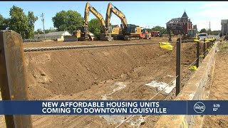 City leaders break ground on mixed-income affordable housing complex downtown