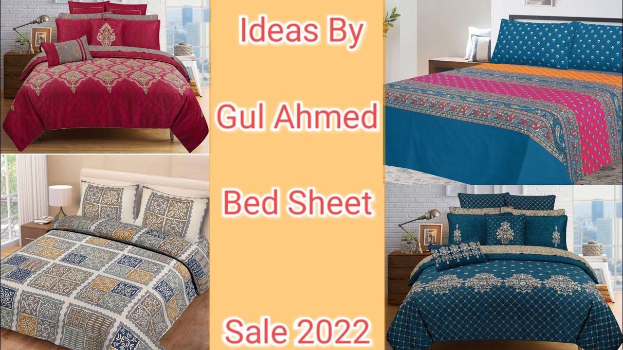 Gul Ahmed Bed sheet sale 2022|Branded bed sheets 