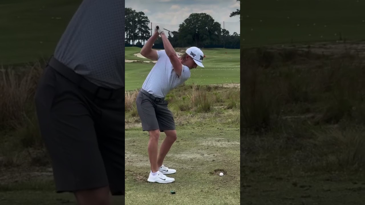 Jake Knapp Swing At The 2024 U.S. Open
