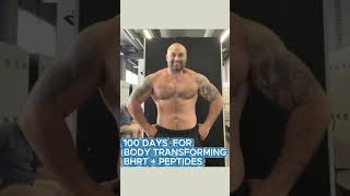 HOW BHRT + PEPTIDES CHANGED BODY IN 100 DAYS #bhrt #peptidepower #peptides #bioidenticalhormones