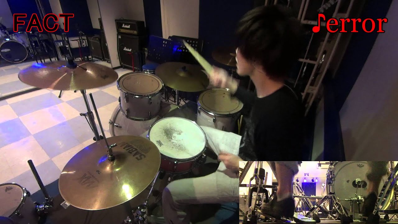 FACT**error [叩いてみた] drum cover - YouTube