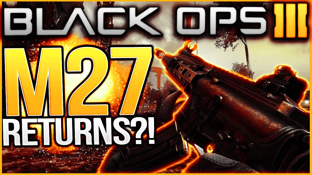 M27 RETURNING IN BLACK OPS 3! NEW DLC Gun found in Black Ops 3 Game Code! (BO3 M27 Appears In-Game)