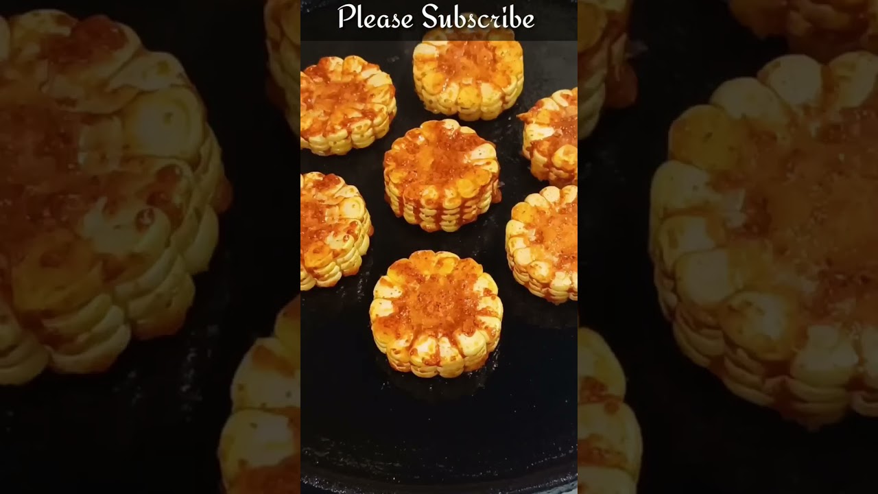 Spicy🌽 Corn Coins tawa fry New ️ shorts YouTube