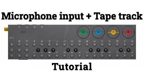OPz Tutorial: Tape track effects for input signal