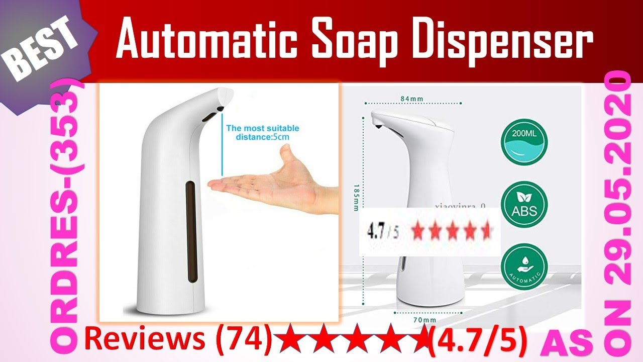 Best Automatic Soap Dispenser 2020 YouTube