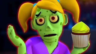 🧟‍♀️Schwester Zombie sagt: Wo ist mein Muffin?🧁| Halloween-Lieder für Kinder | HooplaKidz Deutsch