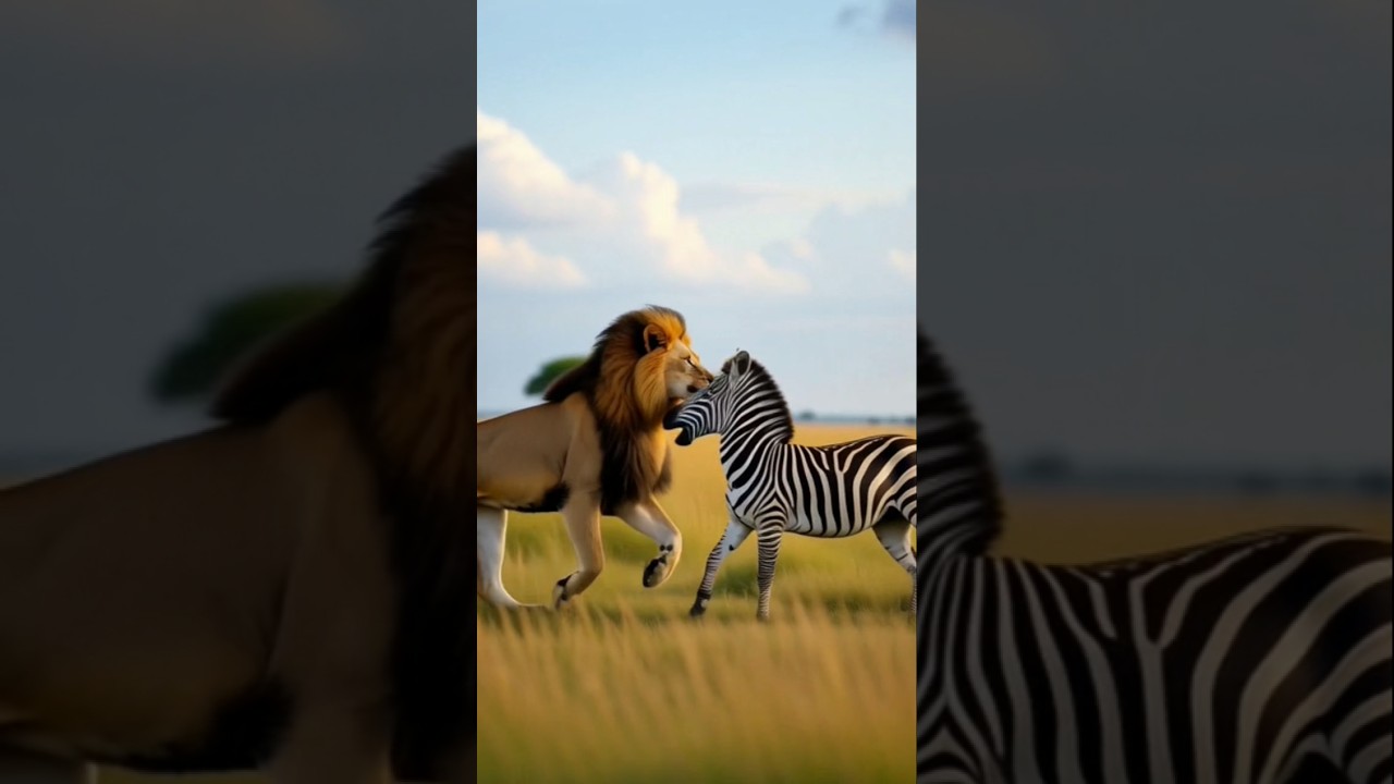 zebra lion 🦁🦓