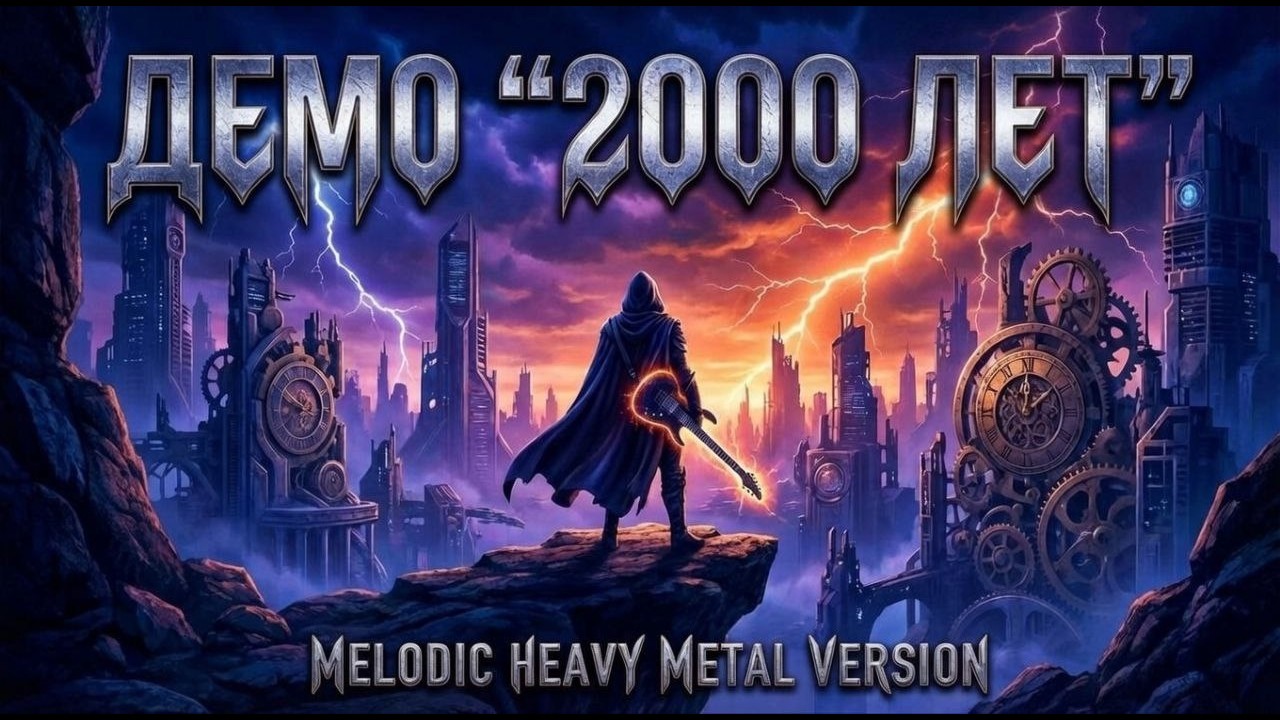 🎸 Демо – 2000 лет (AI Cover) | MELODIC HEAVY METAL VERSION