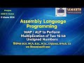 WAP to Perform 16-bit Signed Multiplication in Assembly | ALP | Samarth Computer Education