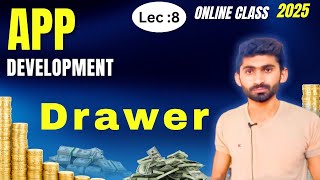 Drawer in Flutter | Use of ListTile | Use of ListView | Use of Circle Avatar | App Development