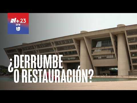 Quieren que los votantes decidan el destino del City Hall de Dallas