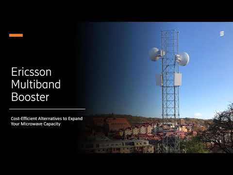 Ericsson Multi Band Booster   Cost Efficient Alternatives to Expand your Microwave Capacity