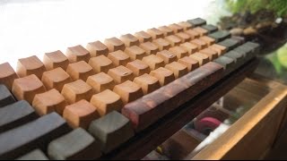 Wood GH60 keyboard Light effect/click sound