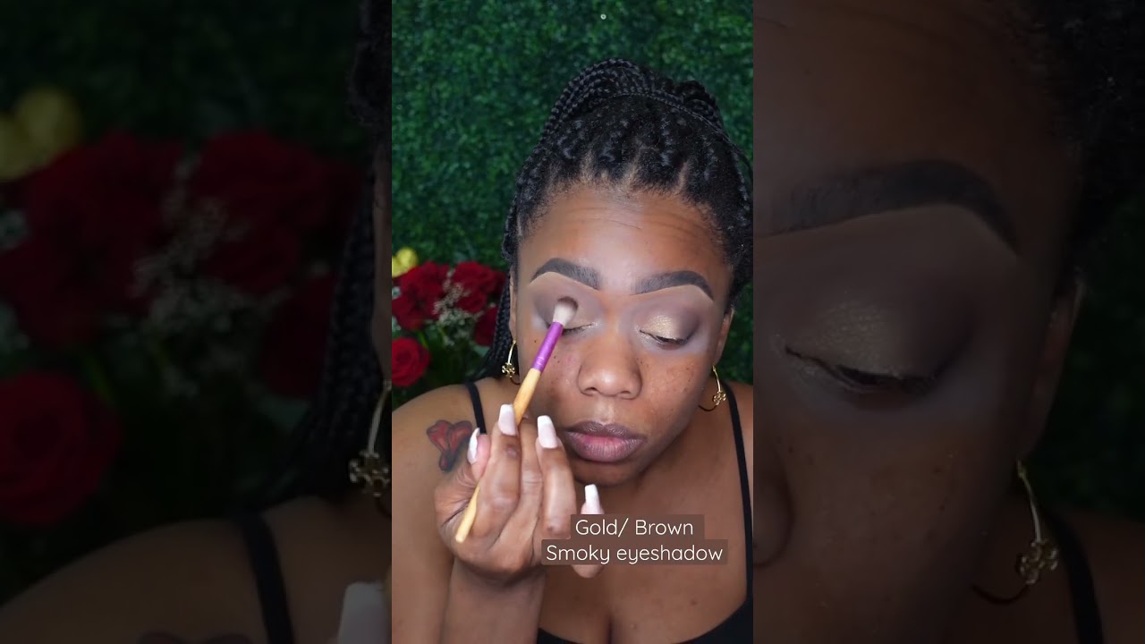 Insane Brown Smoky Eyeshadow using 