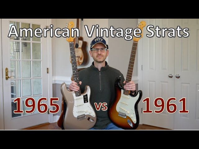 Fender American Vintage II Shootout - 1965 Strat vs 1961 Strat