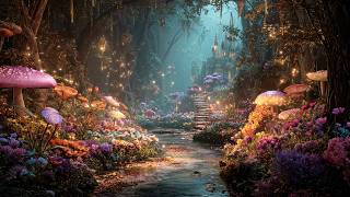 Moonlit Fairy Garden ✨ Enchanted Forest Music & Magical Ambience for Peaceful Sleep