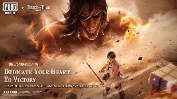 PUBG MOBILE x Attack On Titan | Attack On Titan Themed Sets Available Now