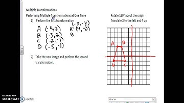 Multiple Transformations