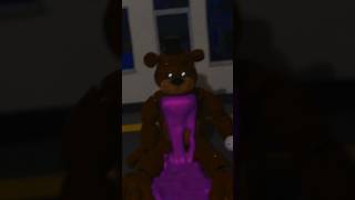 Freddy Fazbear tries the grimace shake