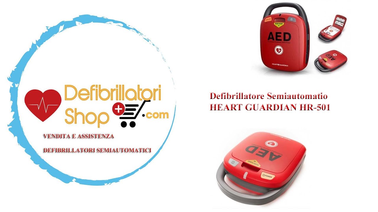 DEFIBRILLATORE SEMIAUTOMATICO HEART GUARDIAN HR-501