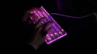 ASMR | LED Keyboard Typing (Razer Hunstman Linear Optical Switch) screenshot 2
