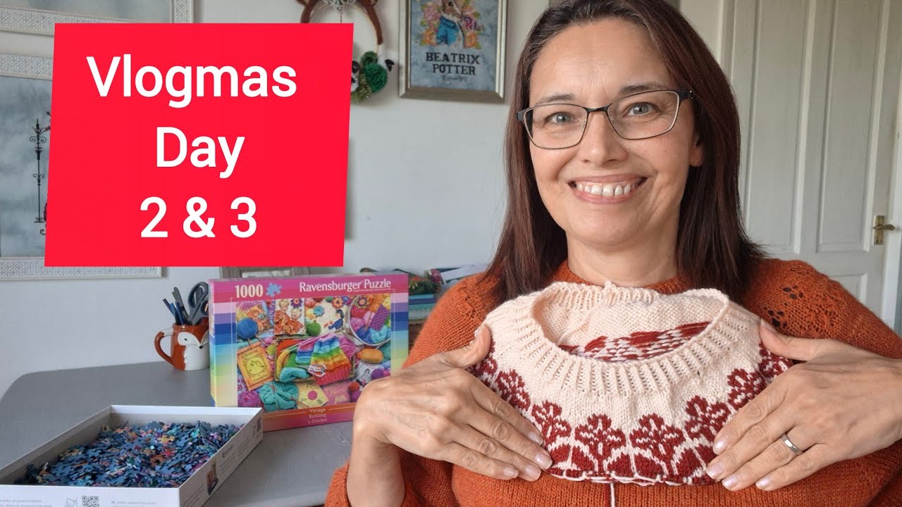 Просто в стежках, день 2 и 3, серия Vlogmas, вязание крючком, веселое вязание