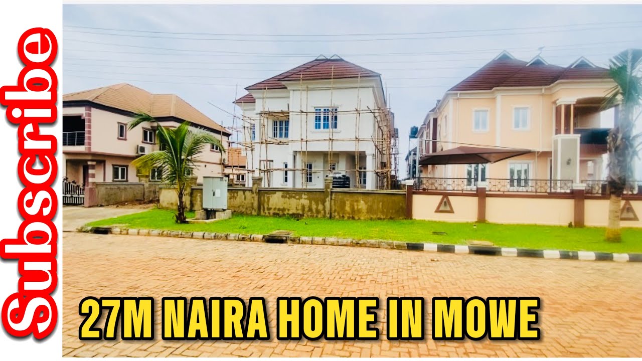 HOUSE AND LAND FOR SALE CLOSE TO IKEJA AIRPORT, ALAUSA | MOWE OGUN STATE NIGERIA | MAINLAND PARK EST