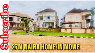 HOUSE AND LAND FOR SALE CLOSE TO IKEJA AIRPORT, ALAUSA | MOWE OGUN STATE NIGERIA | MAINLAND PARK EST
