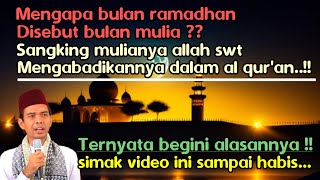 Bulan Ramadhan Adalah Bulan Mulia.Bulan Yang Diturunkan Al Qur'an Didalamnya !!