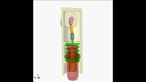 Hand-held spring hammer