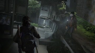 The Last of Us Part 2 the Tunnels Walkthrough Climb the Train Carriage Get to the Light