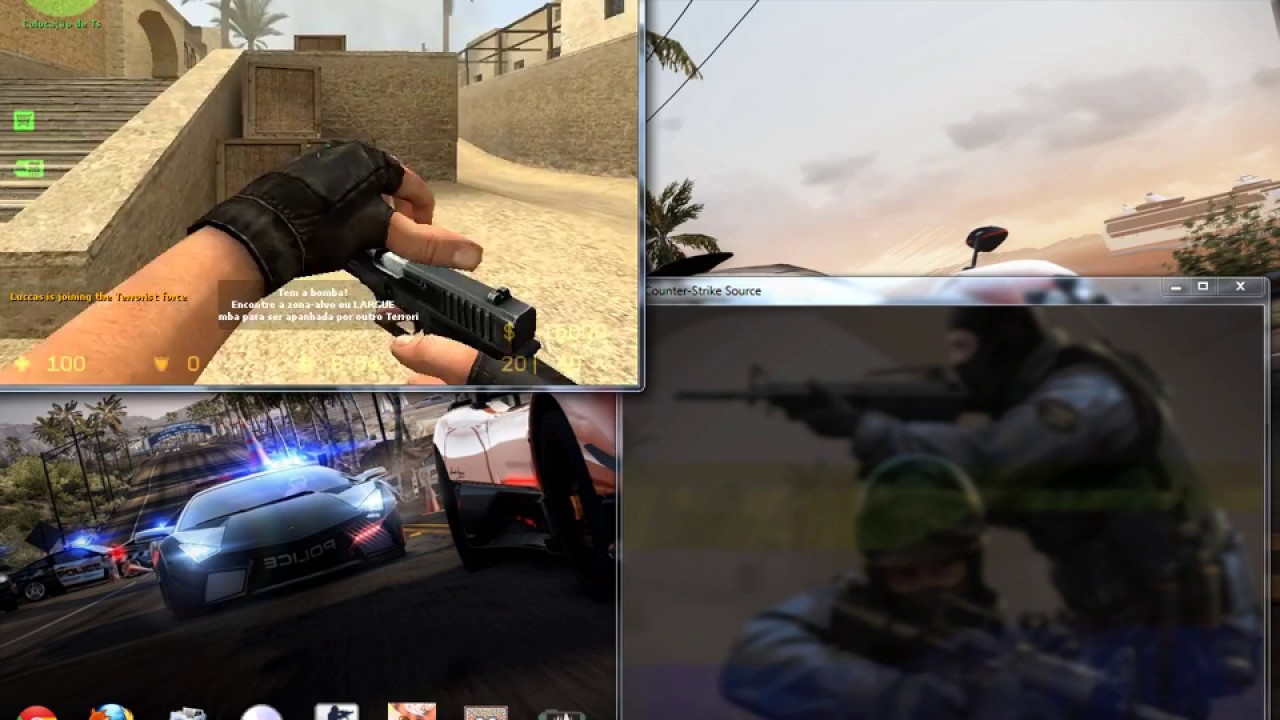 Counter Strike tela dividida ( split screen) YouTube