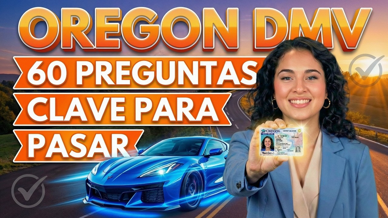 Examen Teórico de Manejo Oregon 2026 | Preguntas Reales del Test