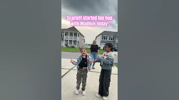 Scarlett was excited to start hip hop today! #kehlani @MadilynCurtis #hiphop #dancer