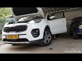 Kia Sportage 2017 front bumper removal for checking AEB error