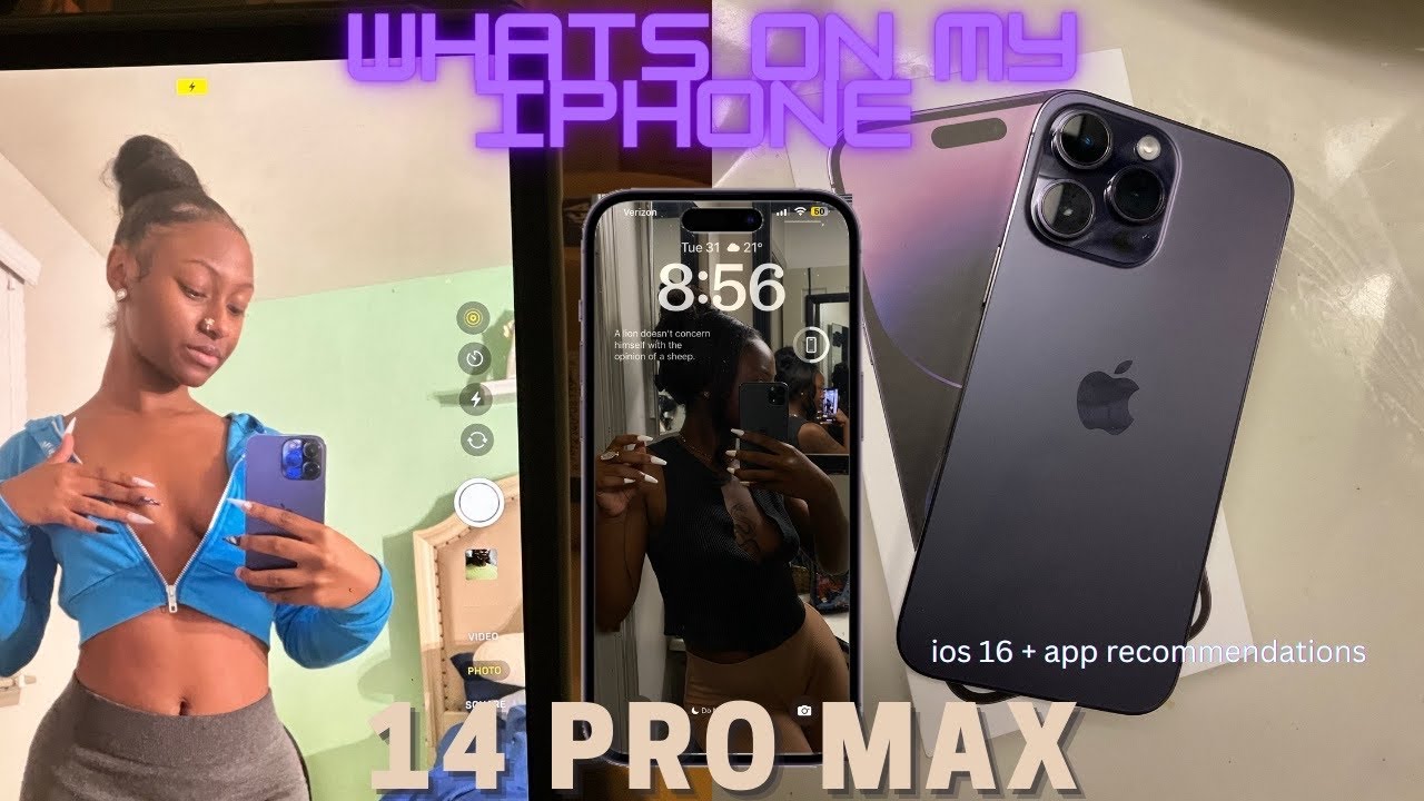 Whats on my iphone 14 pro max ios 16 content creator app