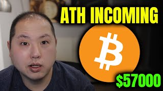 BITCOIN INCHES CLOSER TO ALL-TIME HIGH | SHATTERS $57000 screenshot 1