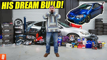 Surprising our SUBSCRIBER with his DREAM CAR BUILD! (Full Transformation) : 2003 Acura RSX Type - S!