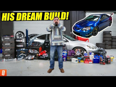 Surprising our SUBSCRIBER with his DREAM CAR BUILD! (Full Transformation) : 2003 Acura RSX Type - S!